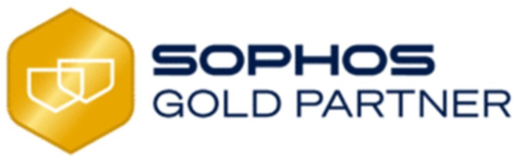 Sophos Gold Partner Logo displayed by accredited IT support services provider BCC IT