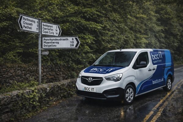 BCC IT support van in North Wales providing onsite business IT services across Wales