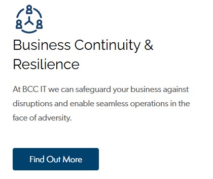 Business continuity and resilience services in Wales ensuring secure backup, disaster recovery and operational stability