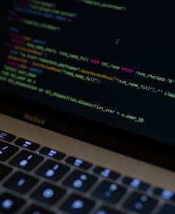 a laptop updating behind the scenes during reliable, structured and responsive IT support