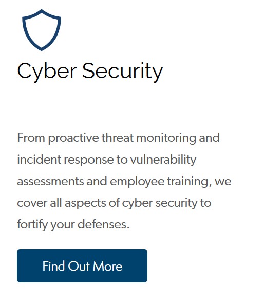 Stay one step ahead of cyber threats with BCC IT's Cyber Security services with this direct link to the bcc it website for more information